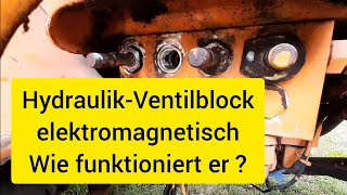 Hydraulik Ventile elektromagnetisch  Wie funktioniert es [upl. by Eseilanna126]