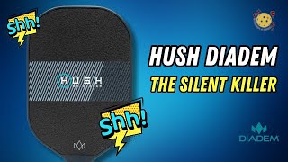 Diadem Hush Pickleball Paddle Review Unleash Quiet Power with the Diadem Hush Paddle 🤫🔥 [upl. by Atiuqahs]