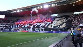 Tribuna Sever SK Slavia Praha vs FK Pardubice [upl. by Sefton]