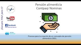 Pensión Alimenticia en Contpaqi Nominas [upl. by Flannery]