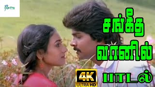 Sangeetha Vanil சங்கீத வானில்  S P Balasubrahmanyam Vani Jairam Love Duet Song [upl. by Wolff]