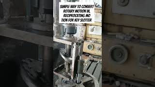 Simple way to convert rotary motion to reciprocating Motion maintenance machine [upl. by Yeca349]