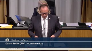 Günter Pröller  GesundheitsZielsteuerungsgesetz  8112023 [upl. by Lashonde377]