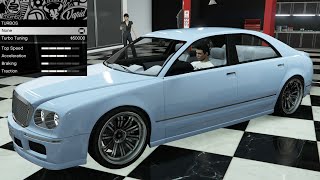 GTA 5  Past DLC Vehicle Customization  Enus Cognoscenti 55 Bentley Flying Spur [upl. by Maddy]