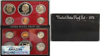 1974 S Clad Proof Set Collection US Mint Proof Review [upl. by Nyraf]