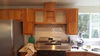 Range Hood Installation Установка вытяжки над плитой [upl. by Okihcas161]