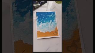 Ocean wave ✨🌊🖌️🎨 art canvasart painting Artistrycanvas [upl. by Hands]