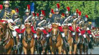 MARCHE OF THE REPUBLICAN GUARD  DEFILE DE LA GARDE REPUBLICAINE  French Military March [upl. by Pernick535]