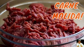 Cómo cocinar carne molida [upl. by Odraude]