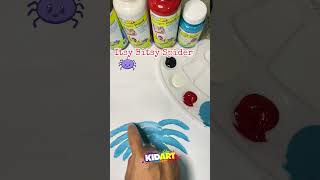 🕷🕸 KidArtSQI KidArt FingerPaint Painting [upl. by Asiar181]