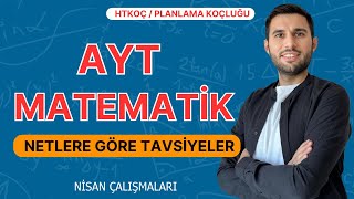 Net Aralıklarına Göre Ayt Matematik Tavsiyeleri ⚡yks [upl. by Odessa]