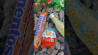 Mixing Gems amp Mentos orange Popsicle shorts ytshorts gems [upl. by Jerold]