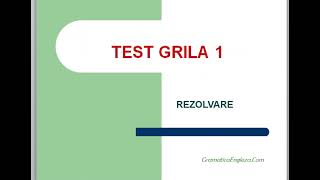 Test grila 1 [upl. by Orose]