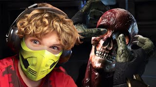 GETTING DESTROYED BY REPTILES ALIENS NINJAS AND MORE  Mortal Kombat X [upl. by Ahsined]