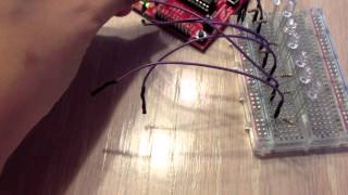 test LED on breadboard [upl. by Ocnarf851]