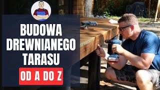 Taras przy domku – od fundamentów po deski pełen montaż i koszty [upl. by Digirb]