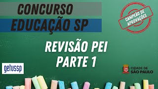 Concurso PEI SMESP  REVISÃO  PARTE 1 [upl. by Hewett]