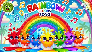 Colors Nursery Rhyme for Kids  Red Blue Yellow Orange Purple and Green  EduFam Nursery Rhymes [upl. by Thomey]