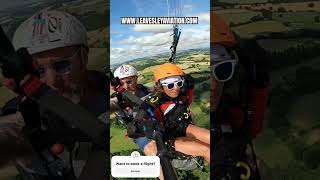 Tandem paragliding UK [upl. by Nerta266]