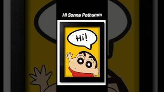 Hi Sonna Pothumm🩷 lyrics shinchan trending ytshort shortsfeed subscribe [upl. by Etrem]