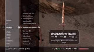 Skyrim Dragonborn Original Item Duplication Glitch [upl. by Tirb]