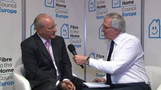 FTTH Conference 2018  Interview with Openreachs Chairman Mike McTighe [upl. by Bay313]