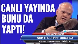 Ahmet Çakar canlı yayında ayakkabısını çıkardı fırçayı bastı [upl. by Petronia22]