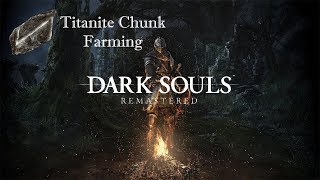 Dark Souls Remastered  Titanite Chunk farming  New Londo Ruins [upl. by Nwahsem]