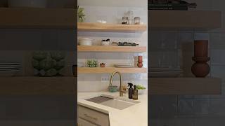 How to make floating shelves diy woodworking customwork homeimprovement smallbusiness fyp fy [upl. by Lunsford]