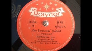 Rudi Schuricke  Wolgalied uit Der Zarewitsch Frans Lehár [upl. by Yerrot658]