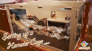 MASSIVE Niteangel Hamster Cage Setup  ASMR  Munchies Place [upl. by Aratahs228]