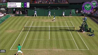 1 Novak Djokovic 🇷🇸 vs 10 Félix AugerAliassime 🇨🇦  2022 Wimbledon Semifinals [upl. by Aznecniv]