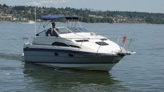 Bayliner 24 Ciera 2455 Cruise Video [upl. by Akemet]