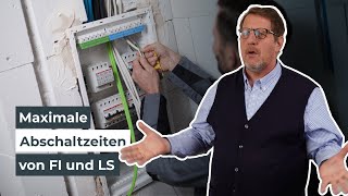 Welche Abschaltzeiten gelten für elektrische Anlagen  Wissen in 3 Minuten [upl. by Nomihs]