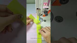 Small method of splicing edge strips used sewing tips sewing shorts [upl. by Atiuqa]