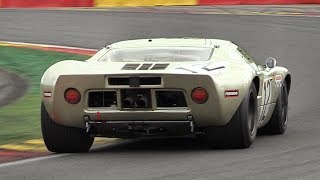 Ford GT40 Mk1 Sound On Track  Accelerations Downshifts amp Fly Bys [upl. by Llig34]