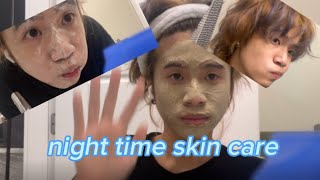 Night skincare routine asmr vlog [upl. by Nadeau603]