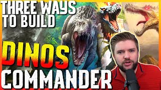 Three Ways to Build DINOSAURS in Commander  EDH Deck Ideas  Indominus Rex  Pantlaza  Etali [upl. by Samled]