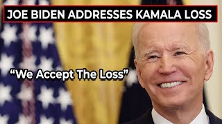 Joe Biden Addresses Nation And Accepts Defeat To Donald Trump Full Speech [upl. by Lizbeth829]