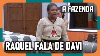 A FAZENDA 2024 Raquel Brito se mostra confiante sobre torcida de Davi AFazenda16 [upl. by Eissoj]