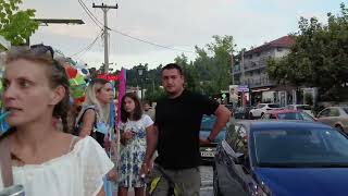 Walking in Kriopigi Village Chalkidiki Greece Sunset Walking Tour [upl. by Acirt]