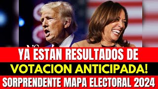 Kamala vs Trump Ya Están Resultados De Votación Anticipada SORPRENDENTE MAPA ELECTORAL DE 2024 [upl. by Land212]