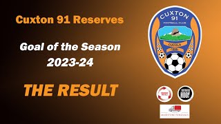 Cuxton 91 Reserves  Goal of the Season 202324  THE RESULT [upl. by Aekan]