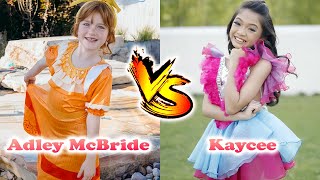 Kaycee in Wonderland VS Adley McBride Transformation  From Baby To Now Years Old [upl. by Graf]