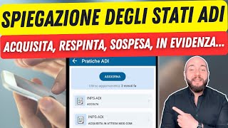 ASSEGNO DI INCLUSIONE la spiegazione di tutti gli stati della domanda [upl. by Daniel973]