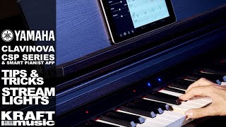 Yamaha Clavinova CSP Series  Tips and Tricks  Stream Lights [upl. by Nahgen713]