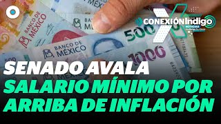 Senado aprueba la ley para que el salario mínimo aumente más que la inflación  Reporte Indigo [upl. by Everara]