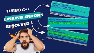 Linker Errors in Turbo CC  TVlib  TClasslib Resolved  Computer graphics  Div Fusion [upl. by Erick]