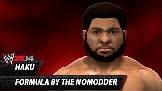 WWE 2K14 Haku CAW Formula By The NoModder [upl. by Nauj]