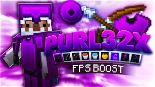 Purl 32x Texture Pack release  solo bedwars commentary [upl. by Spain]